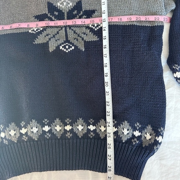 GAP Vintage Fair Isle Holiday Sweater Size L New Deadstock - Picture 8 of 11